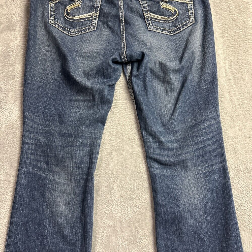 Silver Suki Surplus 18/32 Womens Jeans Medium Wash Y2K Bootcut - Picture 15 of 16